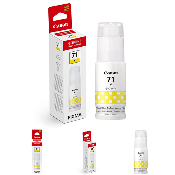 Ink Bottle Canon Gi-71 Yellow Ink(N/W)