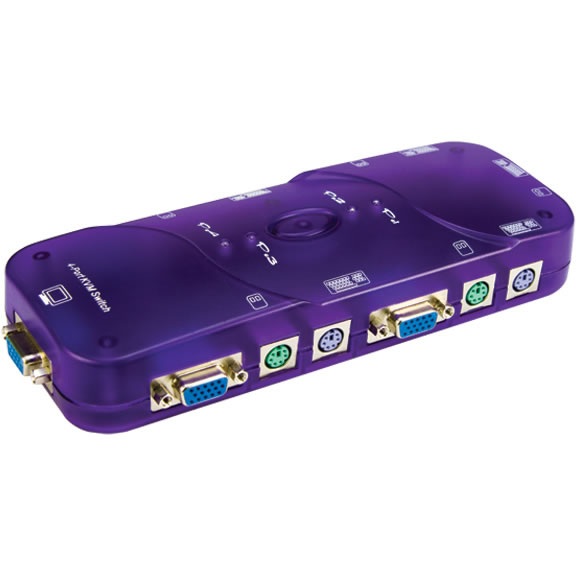 Kvm Switch Vcom 4port Dd214 Ps/2(6m