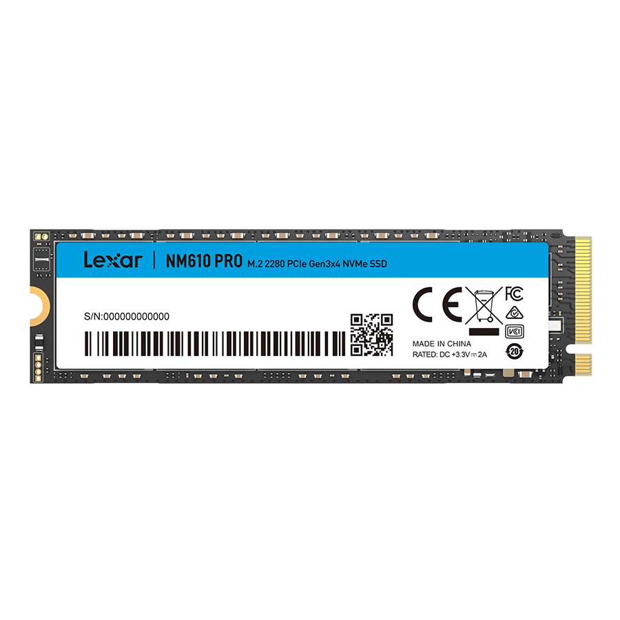 Ssd Lexar 500gb M.2 Nvme Nm610 Pro (3y)