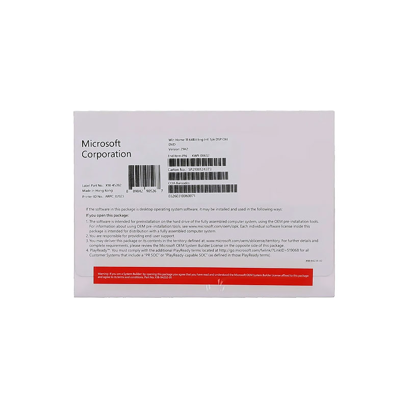 Windows 11 Home 64bit Oei (N/W)