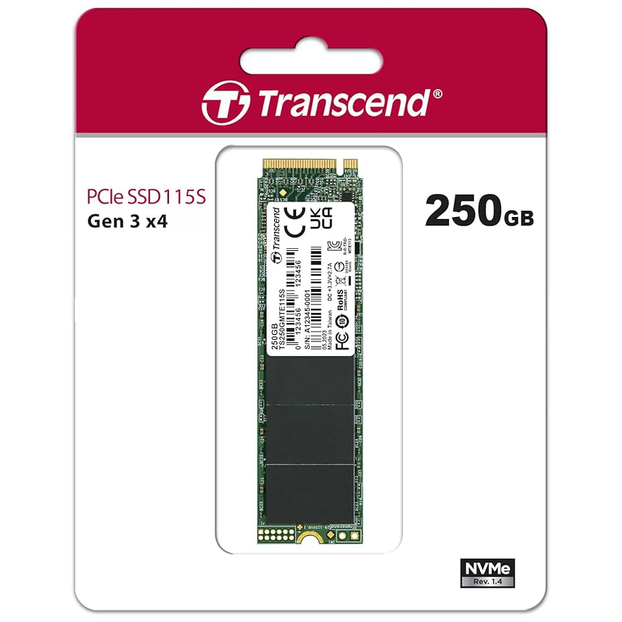 Ssd Transcend 250gb M.2 Nvme 115s (2y)