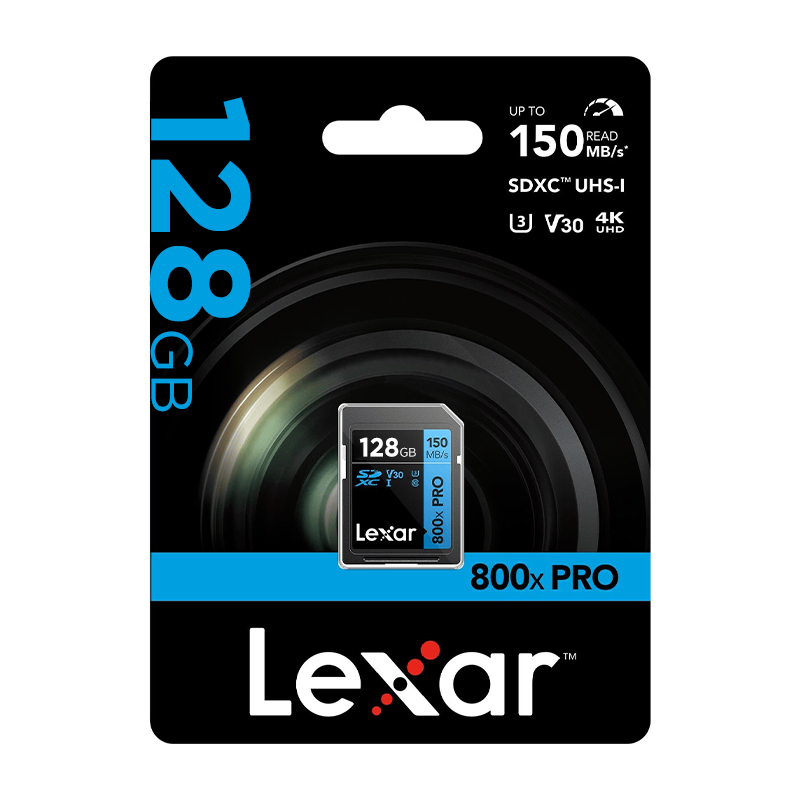 Sd Card Lexar 128gb 800x Pro 150mb/S(1y)