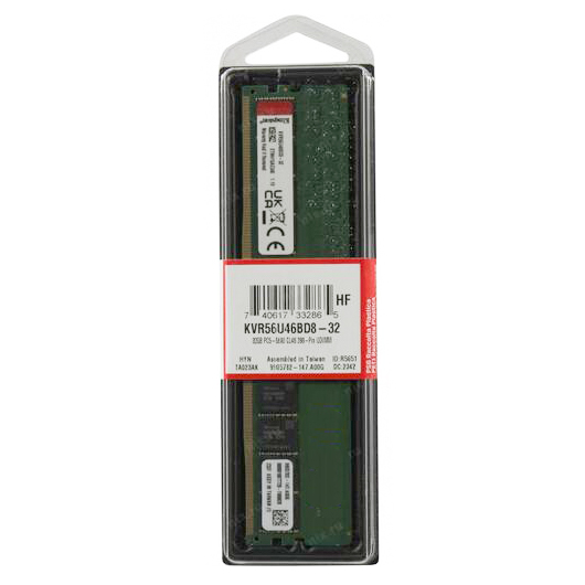 Ram Kingston 32gb Ddr5 Kvr5600 (3y)