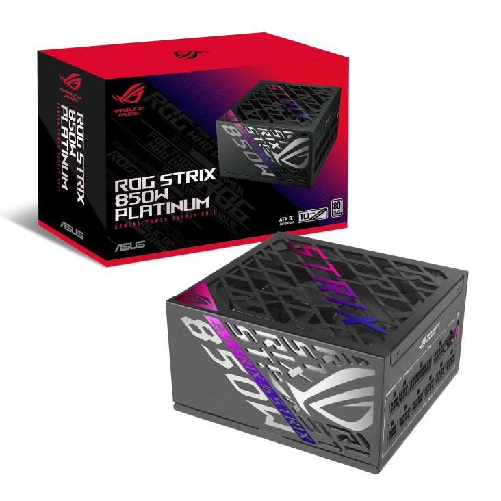 Power Supply Asus Rog 850w Platinum (3y)