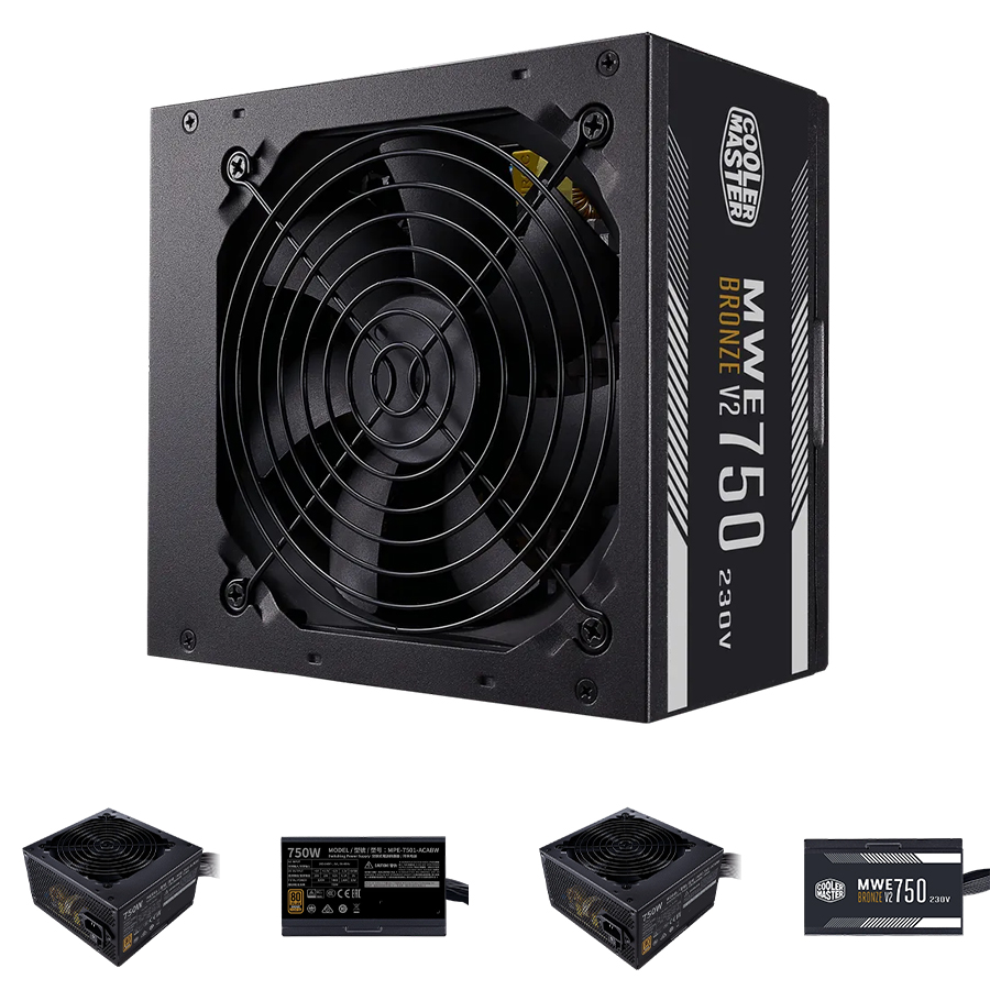 Power Supply Cooler Master Mwe 750w (3y)