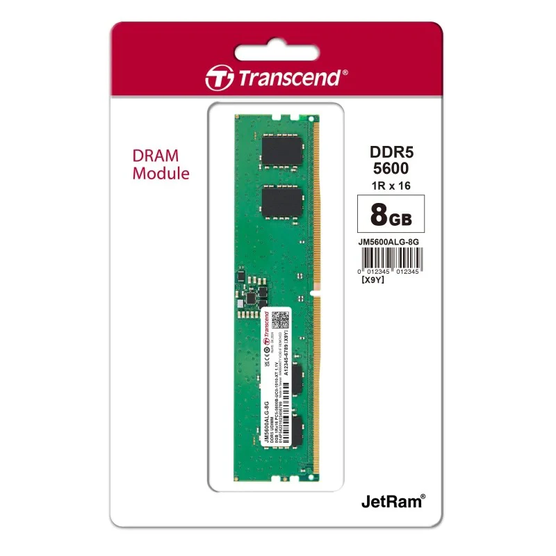 Ram Transcend 8gb Ddr5 5600 (3y)